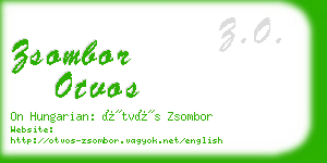 zsombor otvos business card